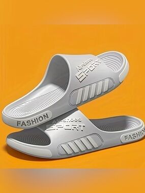 Men's White Fashion Sport Slide Sandals